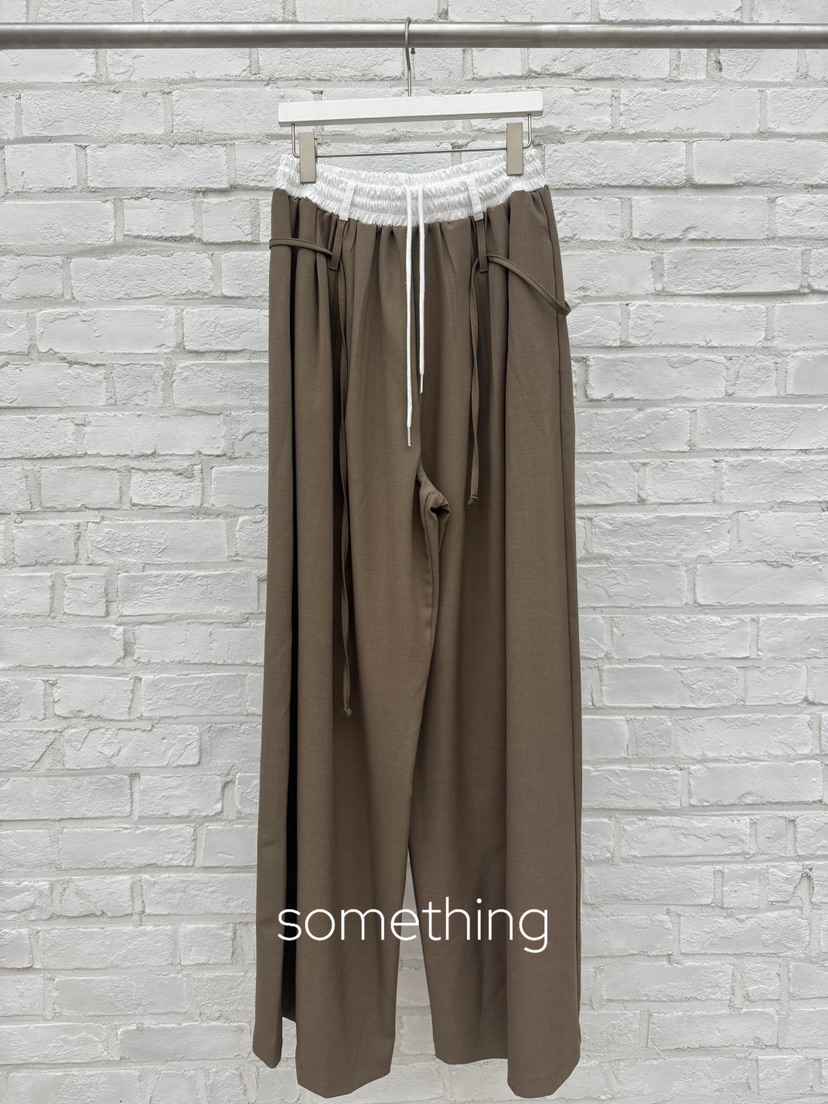 SOMETHING-L/FANCY韓國直郵女裝新款熱賣休閑真品休閑褲SOMETHING-L/FANCY休閑褲