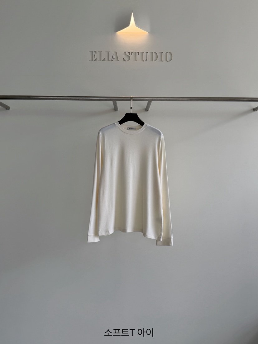 ELIA東大門代購女裝新品時尚休閑推薦熱賣人氣長袖T恤柔軟ELIA長袖T恤