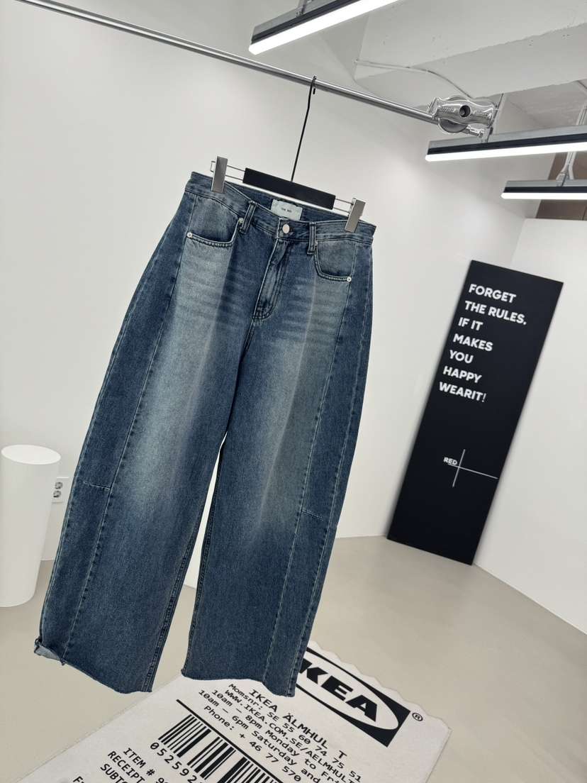 RED-A韓國代購女裝新品熱賣休閑真品人氣推薦時尚牛仔褲RED-A牛仔褲