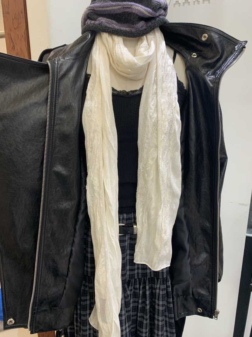 VAARA東大門代購女士新品真品人氣圍巾披肩麻花針織蕾絲圍巾VAARA圍巾/披肩