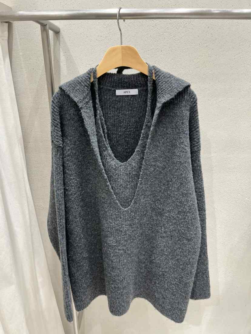 APEX東大門直郵女士新品真品推薦休閑時尚熱賣套裝羊毛露背APEX-2件起套裝