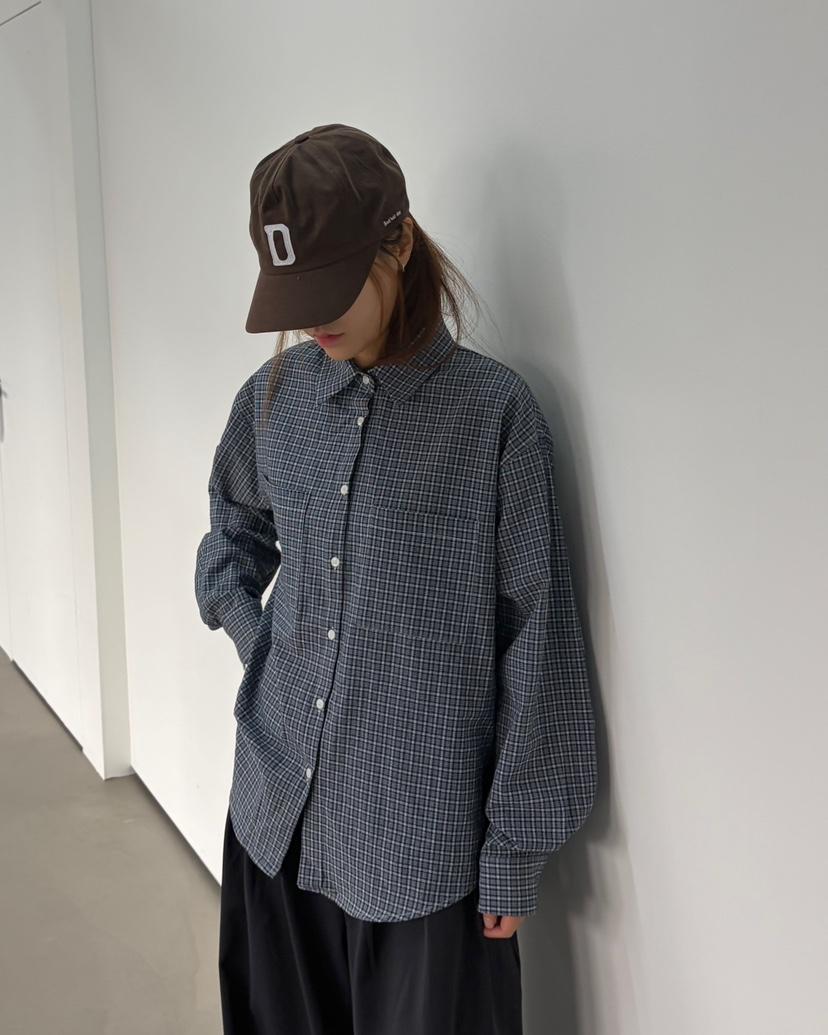 AT THE TOP東大門代購女士新品推薦休閑襯衫蕾絲衫格紋AT THE TOP襯衫/蕾絲衫