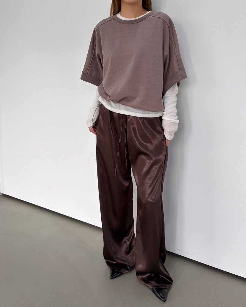 AT THE TOP韓國代購女士新品真品休閑人氣熱賣休閑褲緞AT THE TOP休閑褲