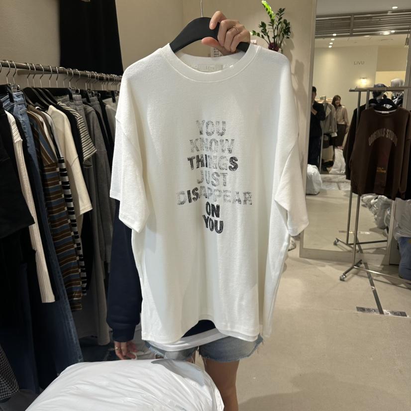 LIVU/MEMO CLASSIC東大門直郵女裝新品推薦休閑真品T恤LIVU/MEMO CLASSICT恤