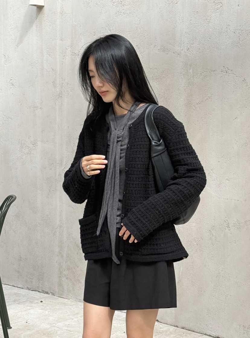 AMY GRACE-A韓國直郵女士新款真品休閑熱賣人氣推薦開衫AMY GRACE開衫