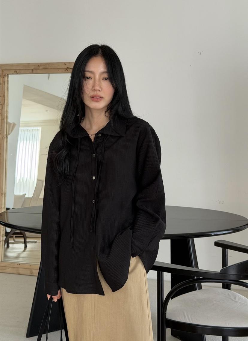 AMY GRACE-A韓國直郵女士新款真品熱賣推薦時尚襯衫蕾絲衫AMY GRACE襯衫/蕾絲衫