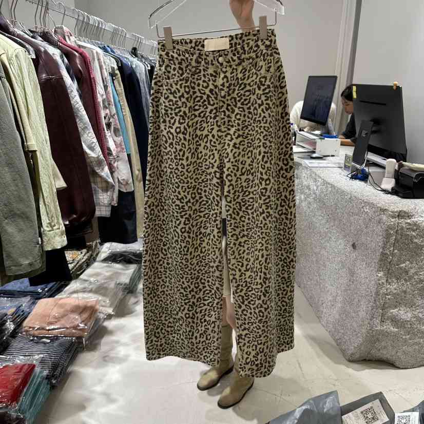 NEROLI 36韓國直郵女士新品真品休閑推薦人氣休閑褲豹紋NEROLI 36休閑褲