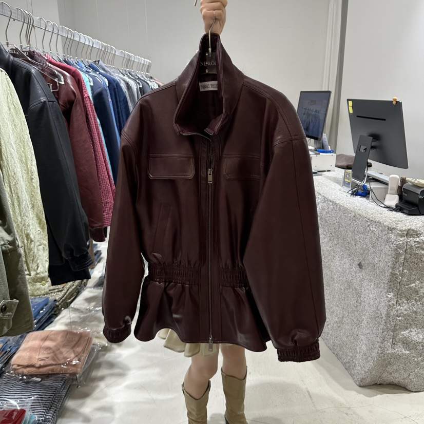 NEROLI 36韓國代購女士新品熱賣時尚休閑推薦真品人氣皮衣NEROLI 36皮衣