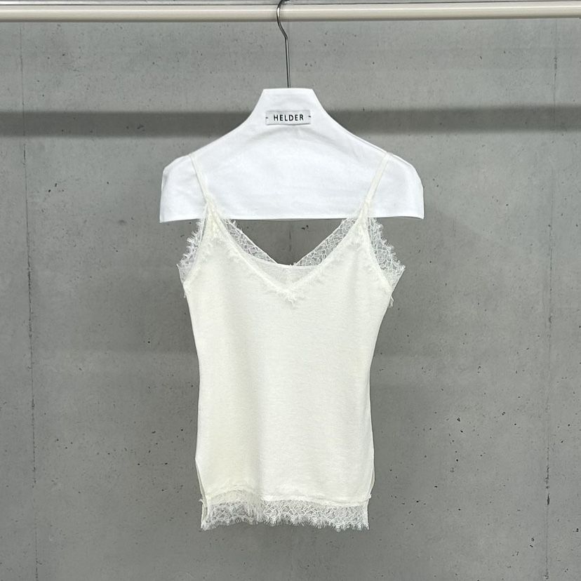 HELDER-P韓國代購女裝新品真品休閑吊帶背心無袖針織衫蕾絲HELDER吊帶/背心