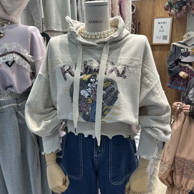 MARI CO東大門實拍女裝新款休閑真品推薦時尚人氣熱賣衛衣MARI CO衛衣