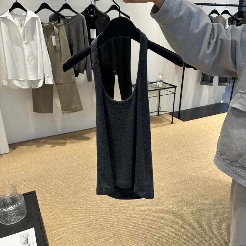 PAUSE韓國直郵女士新款真品時尚休閑推薦熱賣吊帶背心露背PAUSE吊帶/背心