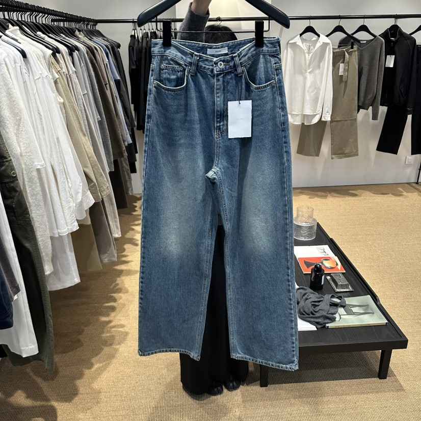 PAUSE韓國直郵女裝新款人氣真品時尚熱賣休閑推薦牛仔褲PAUSE牛仔褲