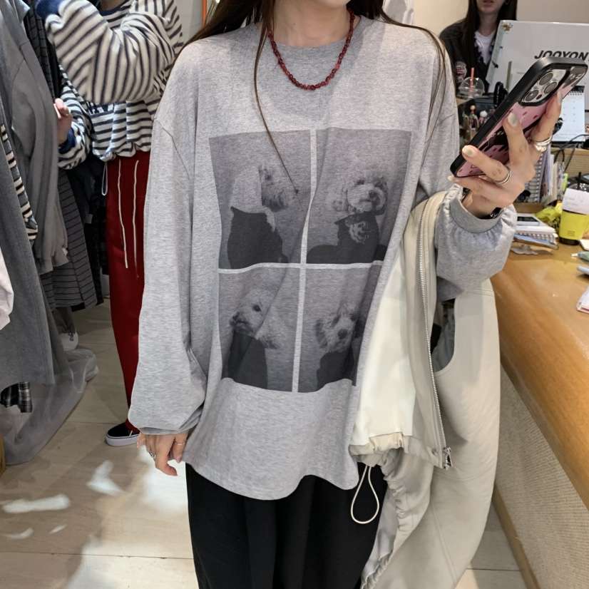 BLACKFRIDAY韓國代購女裝新品熱賣休閑真品時尚人氣長袖T恤BLACK FRIDAY長袖T恤
