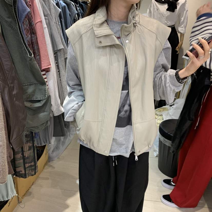 BLACKFRIDAY韓國代購女裝新品推薦時尚休閑真品馬甲不含內搭BLACK FRIDAY馬甲