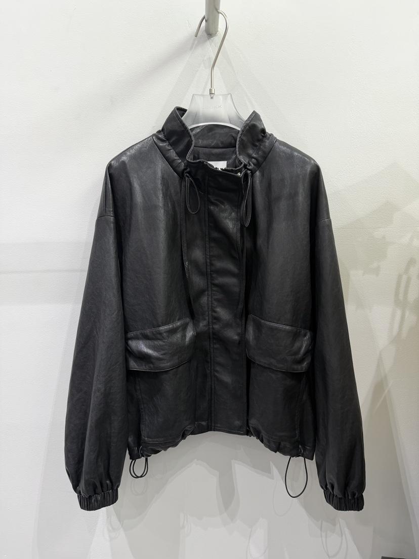 LOOKK/MIMME東大門直郵女裝新品時尚熱賣休閑推薦皮衣口袋LOOKK/MIMME皮衣