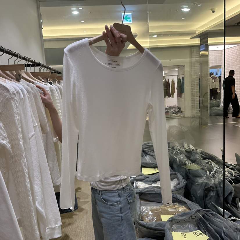 VEGETABLE韓國直郵女裝新品推薦時尚休閑人氣熱賣長袖T恤VEGETABLE長袖T恤