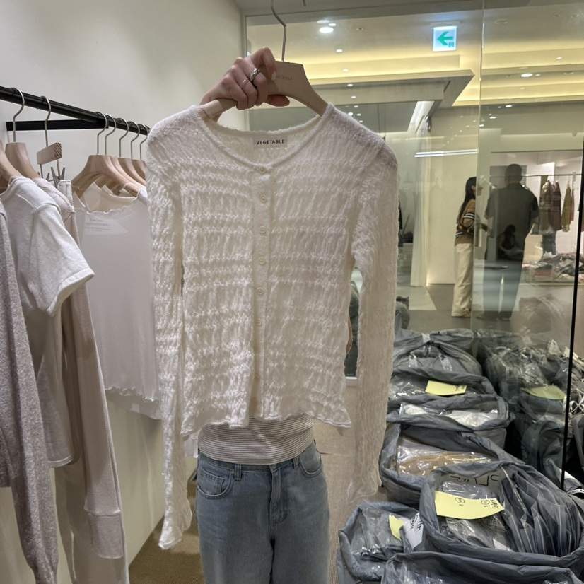 VEGETABLE東大門直郵女裝新品休閑推薦時尚熱賣人氣真品開衫VEGETABLE開衫
