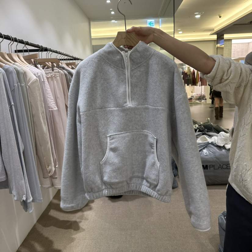 VEGETABLE韓國直郵女士新品熱賣人氣休閑推薦時尚衛衣拉鏈絨VEGETABLE衛衣