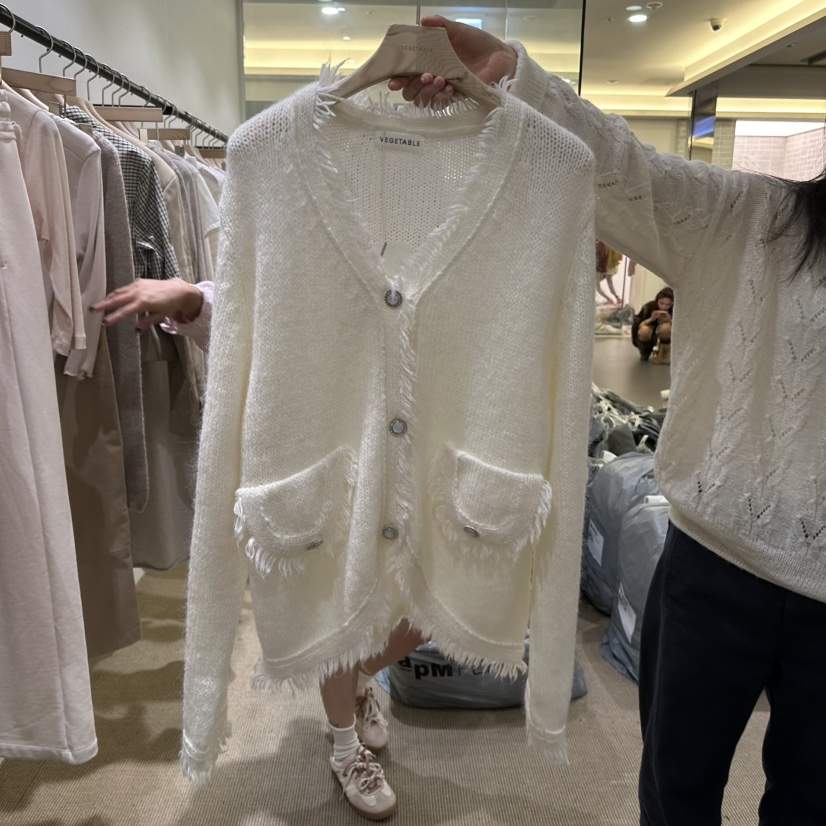 VEGETABLE東大門實拍女士新款真品熱賣時尚推薦開衫不含內搭VEGETABLE開衫