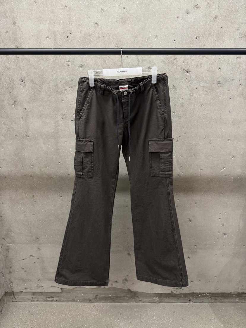 EST/RAWHAUS東大門實拍女裝新品熱賣休閑休閑褲喇叭褲工裝EST/RAWHAUS休閑褲