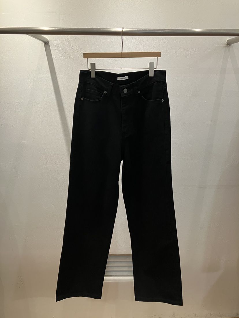 FL LANEL韓國代購女士新款熱賣人氣推薦休閑真品牛仔褲黑色FL LANEL牛仔褲