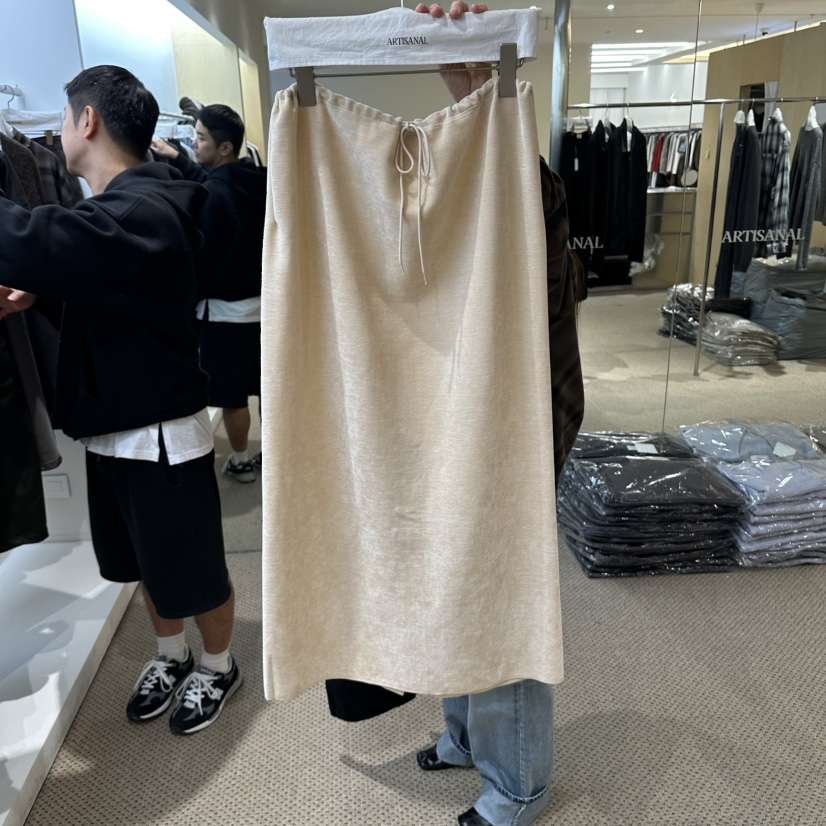 ARTISANAL韓國代購女士新款人氣推薦休閑真品時尚長裙天鵝絨ARTISANAL長裙