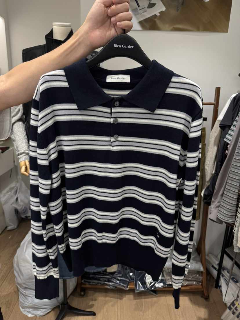 BIEN GARDER東大門代購女裝新品真品人氣職業針織衫條紋BIEN GARDER針織衫