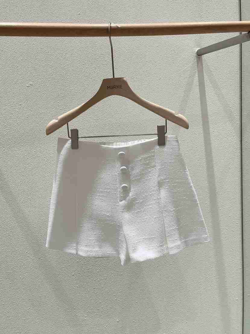 MARKE-P東大門實拍女裝新品人氣熱賣休閑裙褲粗花呢彈力MARKE-P裙褲