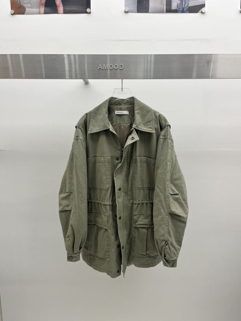 AMOOD東大門實拍女士新品熱賣時尚職業人氣真品推薦夾克口袋AMOOD夾克