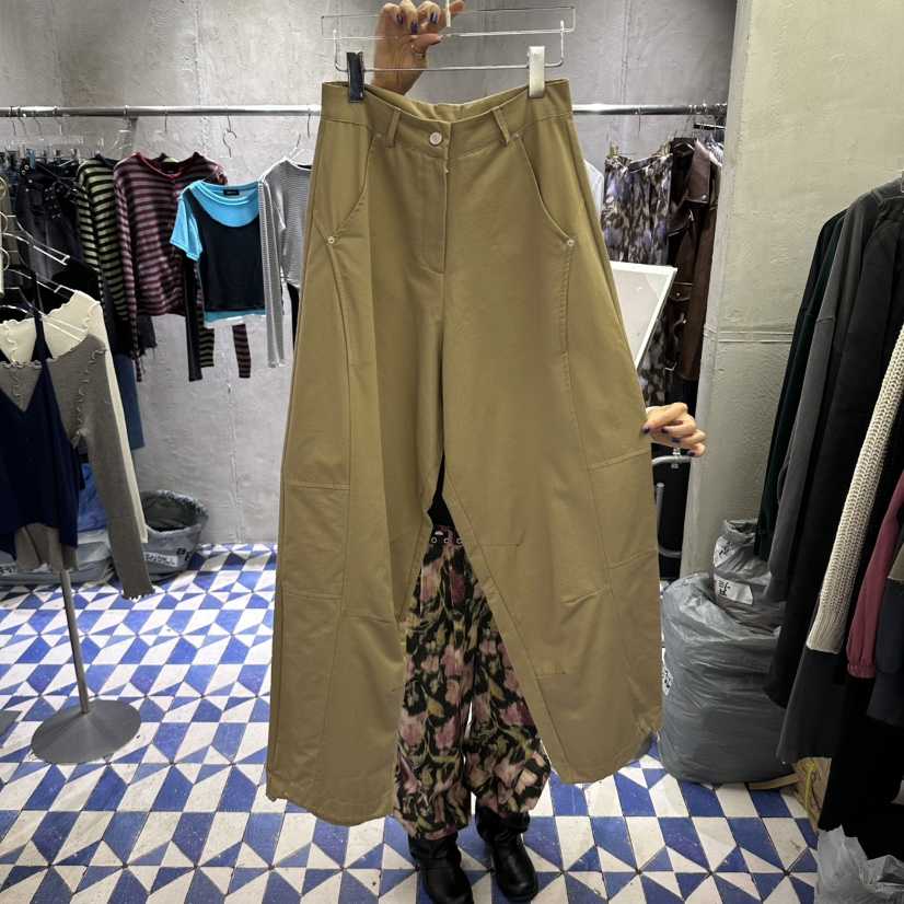AMOUR韓國直郵女裝新品推薦熱賣時尚人氣真品休閑休閑褲褶裥AMOUR休閑褲