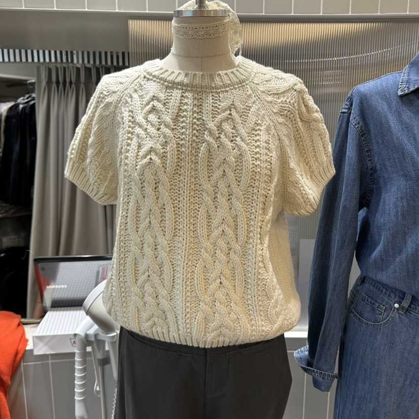 ALEGRE東大門代購女士新品真品休閑熱賣時尚毛衣短袖針織衫ALEGRE毛衣