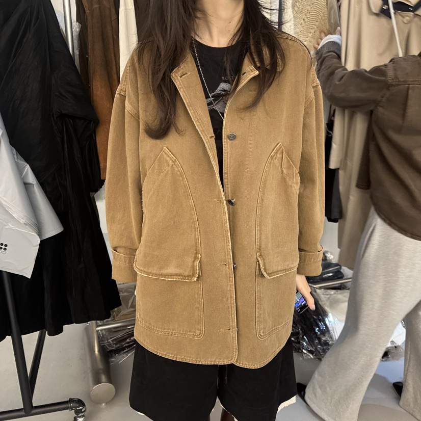 DOUBLE STANDARD/LE SMOKING/MAISONSTAFF東大門實拍女士新品休閑夾克MAISONSTAFF夾克
