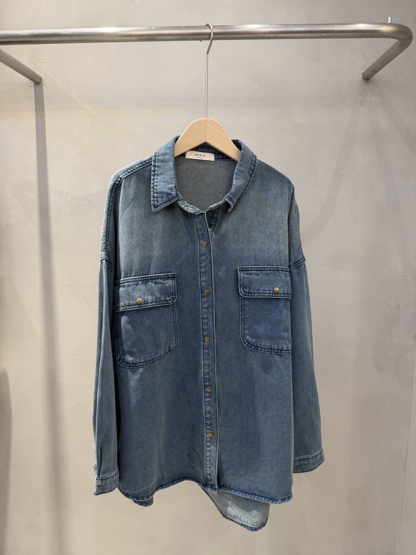 SERIN東大門代購女裝新品推薦時尚休閑人氣真品襯衫蕾絲衫SERIN襯衫/蕾絲衫