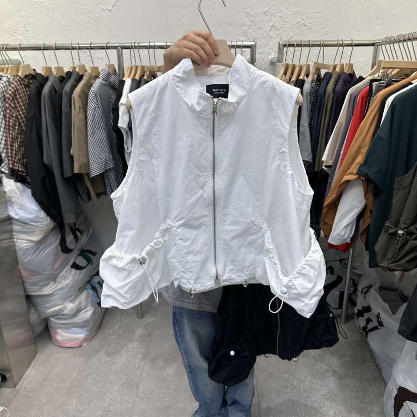 DA YLOG韓國代購女裝新款熱賣真品時尚推薦人氣馬甲口袋DA YLOG馬甲