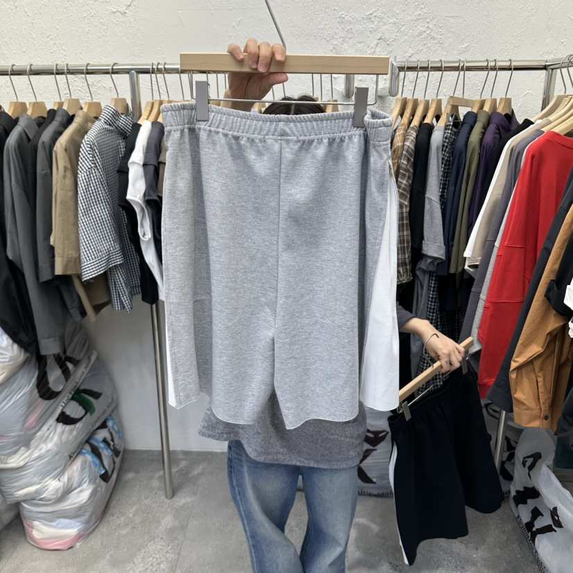 DA YLOG東大門實拍女士新品熱賣人氣時尚推薦短褲拉鏈撞色DA YLOG短褲