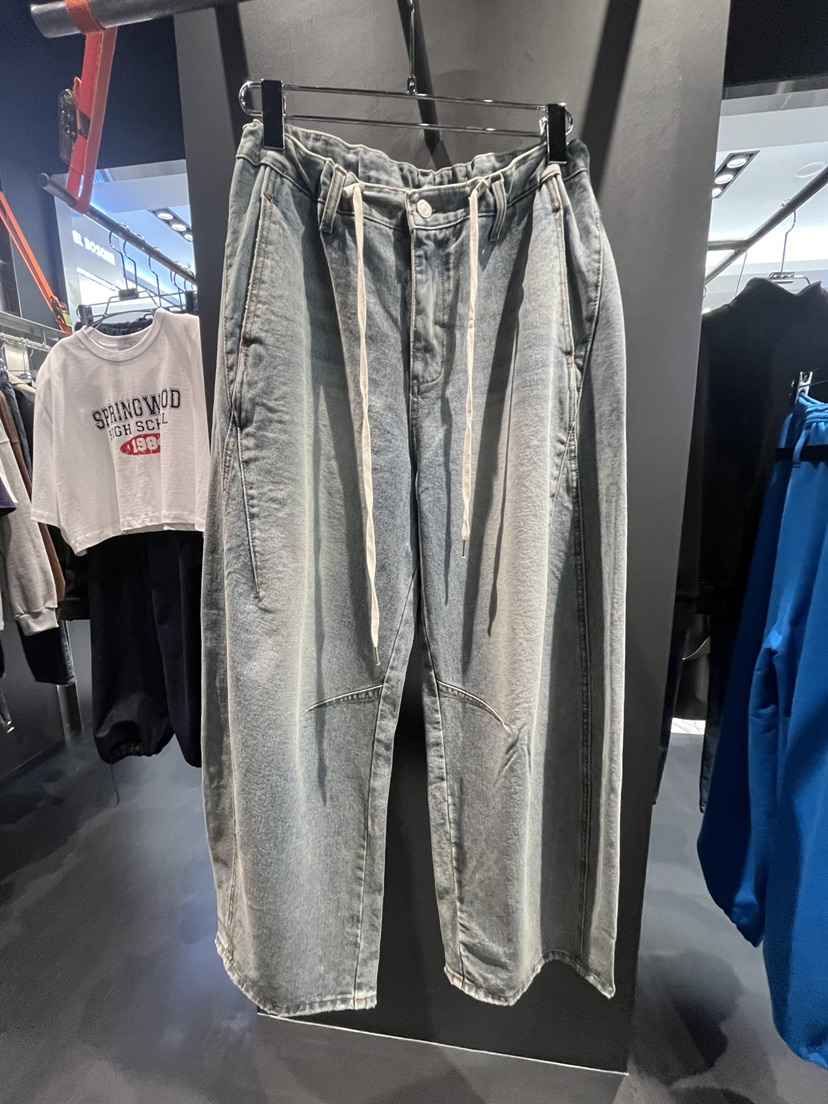 EL BOSQUE東大門代購女裝新品真品人氣熱賣時尚休閑牛仔褲EL BOSQUE牛仔褲