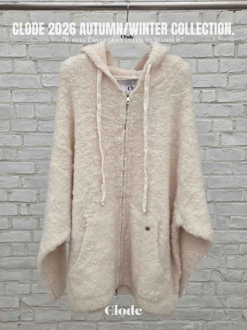 CLODE東大門代購女士新品推薦休閑時尚人氣熱賣真品毛衣拉鏈CLODE毛衣