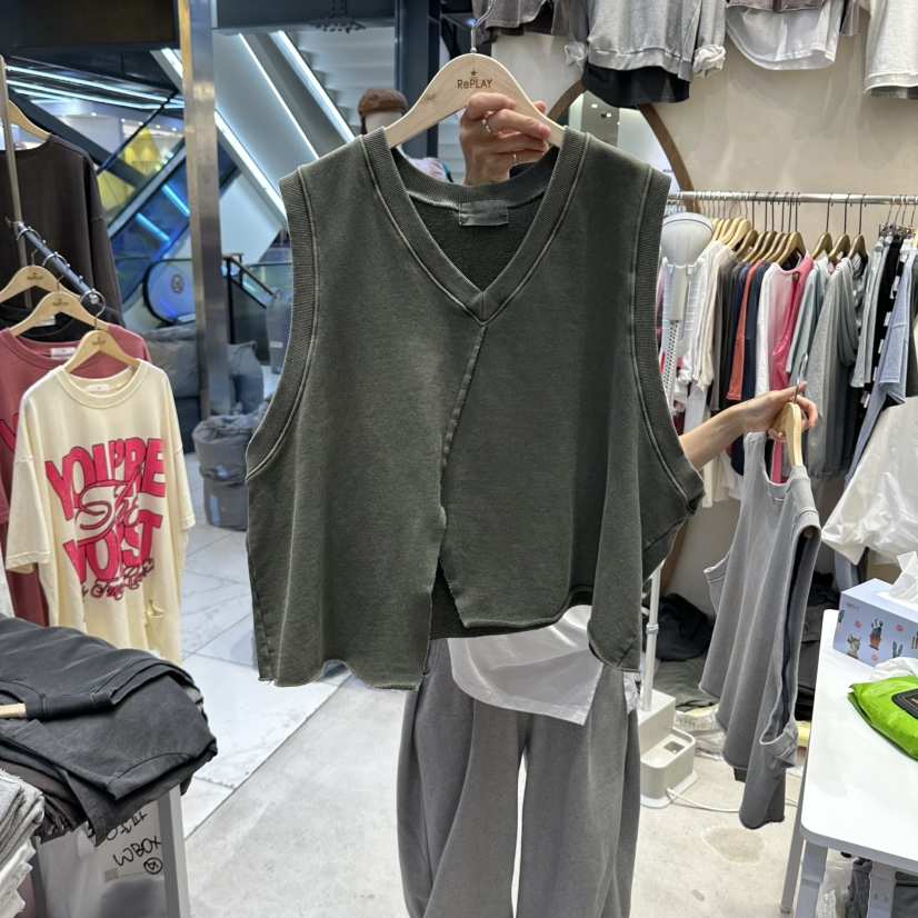 REPLAY韓國直郵女士新款熱賣休閑人氣真品職業時尚吊帶背心REPLAY吊帶/背心