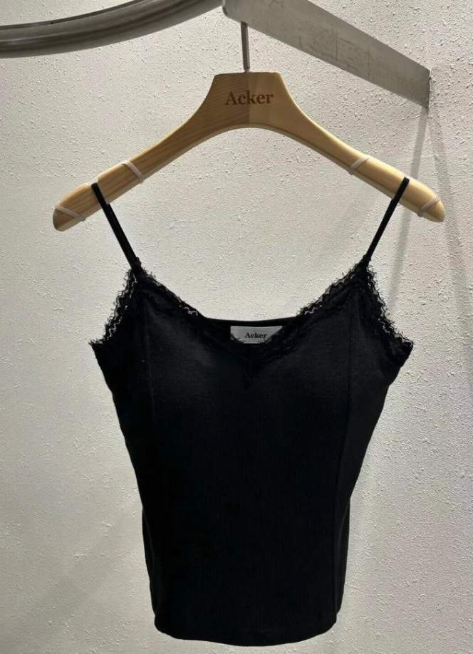 ACKER東大門實拍女裝新品熱賣休閑人氣時尚吊帶背心蕾絲無袖Acker吊帶/背心