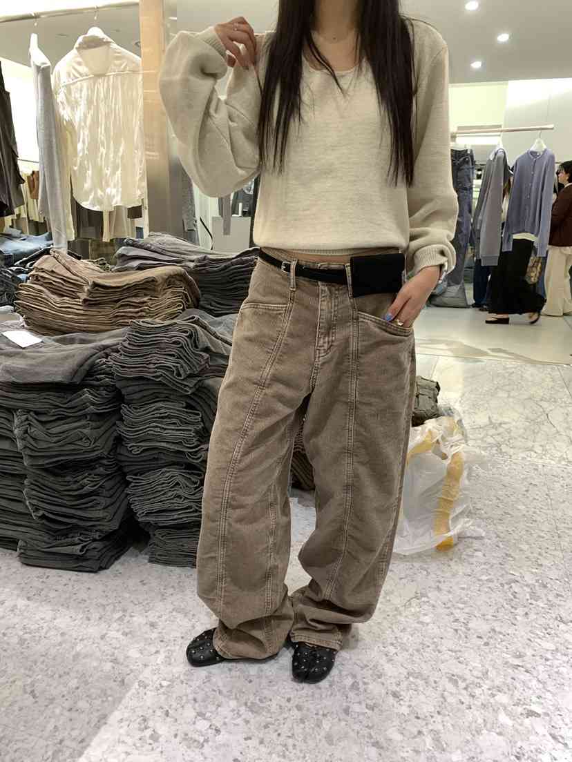 TAERI東大門實拍女裝新品熱賣時尚休閑人氣休閑褲不含腰帶taeri休閑褲