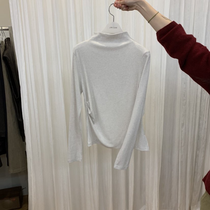 JINSIM韓國代購女裝新款推薦熱賣真品時尚人氣休閑長袖T恤JINSIM長袖T恤