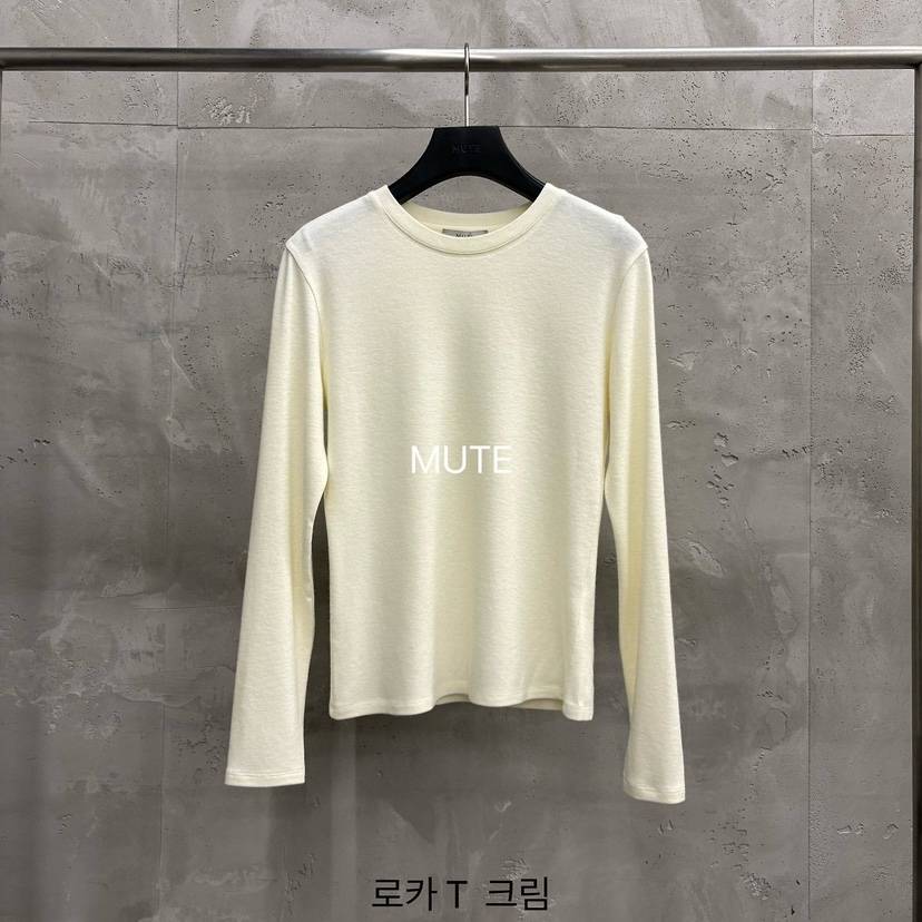 MUTE-P東大門代購女士新款推薦真品人氣休閑時尚長袖T恤MUTE長袖T恤