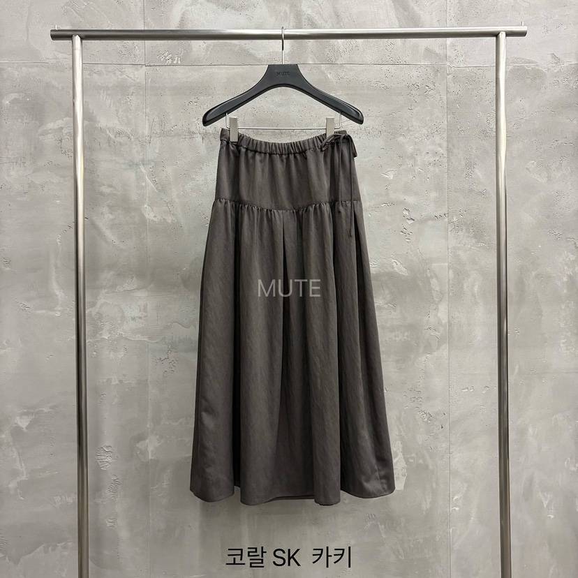 MUTE-P東大門實拍女士新品推薦人氣休閑真品熱賣時尚長裙MUTE長裙