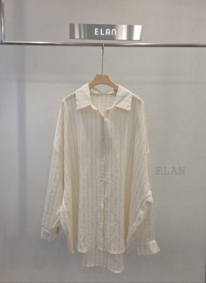 ELAN韓國直郵女裝新品推薦休閑真品時尚熱賣人氣襯衫蕾絲衫ELAN襯衫/蕾絲衫