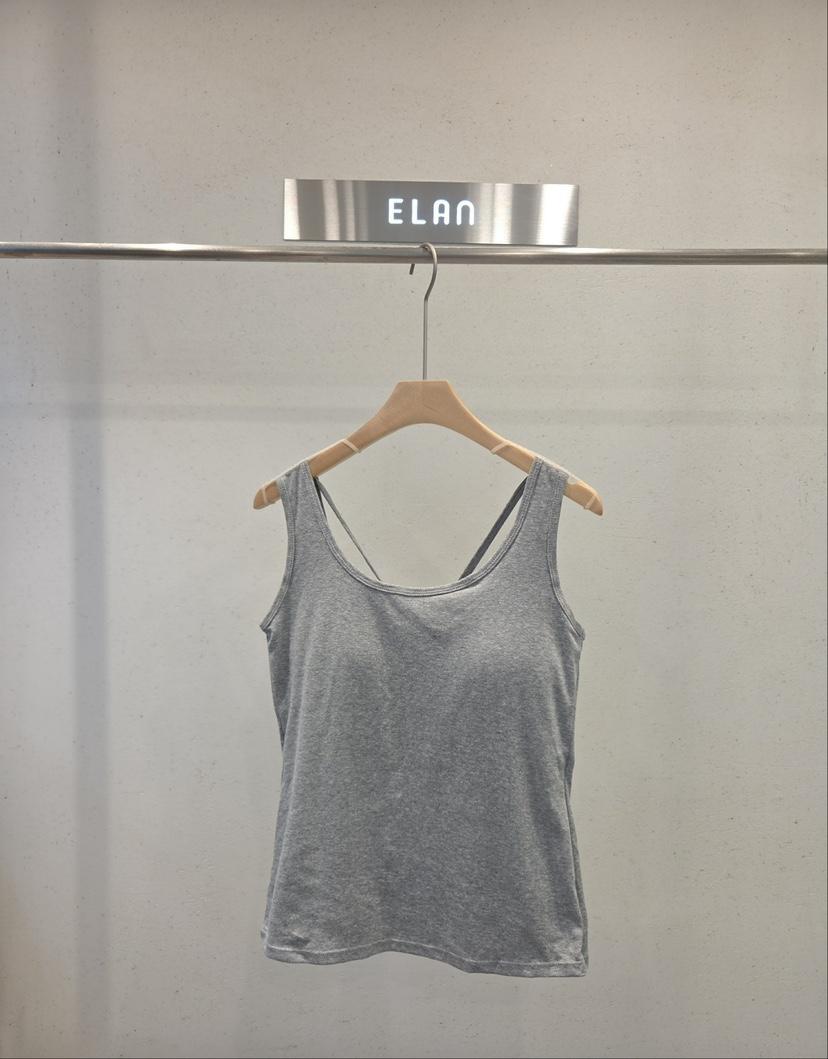 ELAN東大門實拍女士新款真品推薦人氣熱賣時尚吊帶背心無袖ELAN吊帶/背心