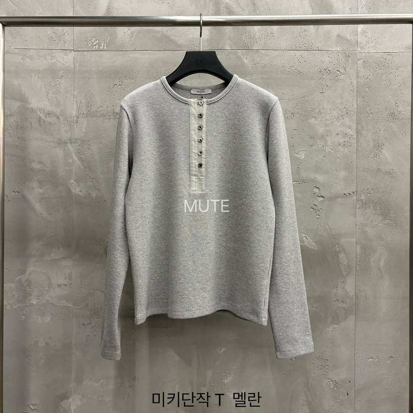MUTE-P東大門實拍女士新款熱賣休閑推薦時尚長袖T恤米奇MUTE長袖T恤
