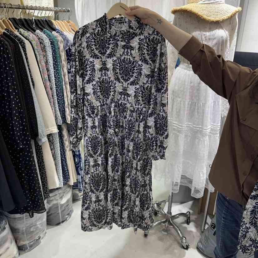 BIKINI東大門代購女裝新款休閑真品人氣熱賣推薦連衣裙復古BIKINI連衣裙