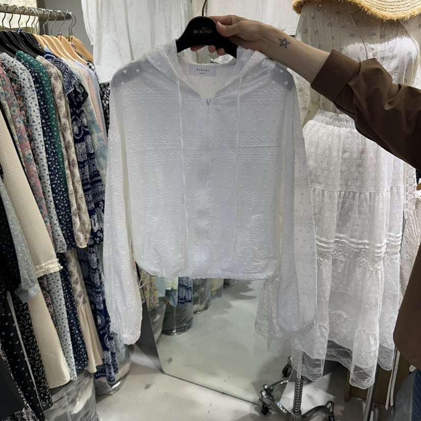 BIKINI東大門實拍女士新品推薦熱賣人氣時尚休閑襯衫蕾絲衫BIKINI襯衫/蕾絲衫