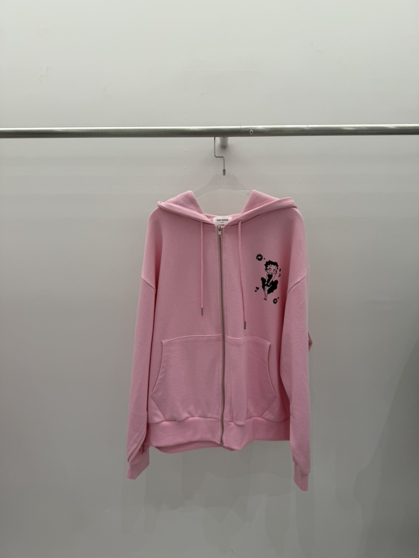 ODD FOCOUS韓國直郵女士新品推薦熱賣休閑衛衣拉鏈連帽衫ODD FOCOUS衛衣