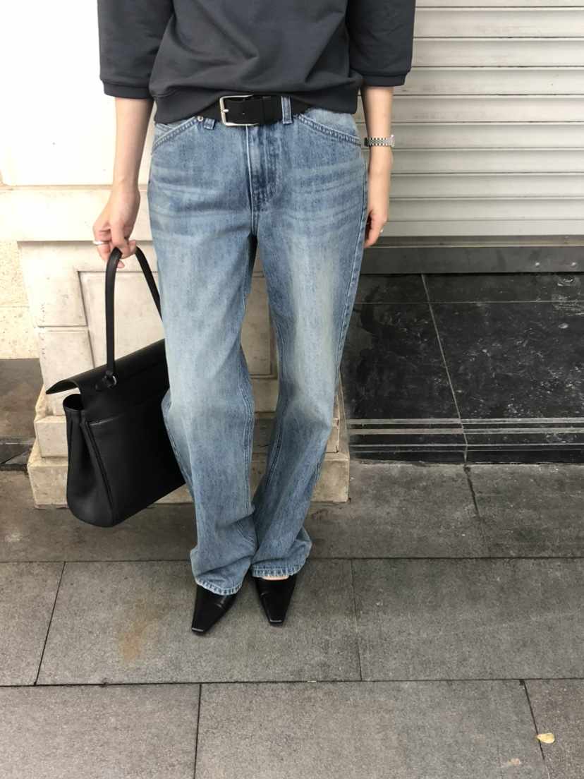 PAIR/RE STOC東大門代購女裝新款時尚人氣牛仔褲不含腰帶PAIR/RE STOC牛仔褲